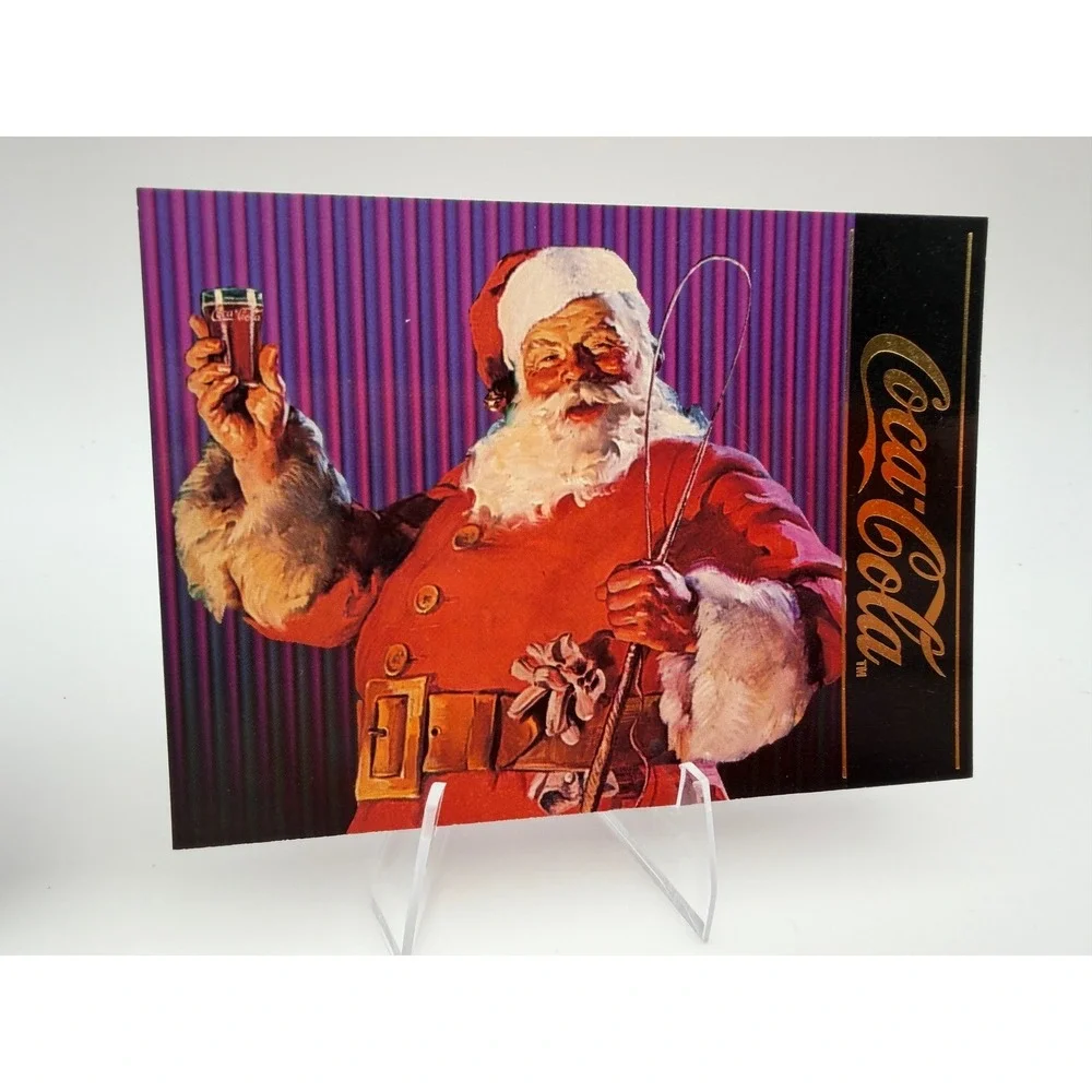 Coca-Cola Series 4 Haddon Sundblom Santa Trading Cards Lot of 3 S-33 S-34 S-40